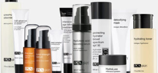 Skincare product shown on a table.